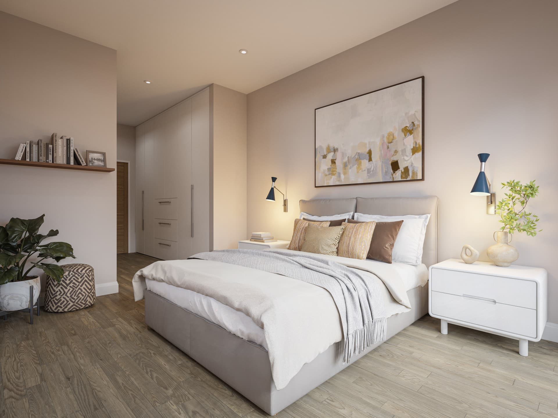 Master bedroom CGI