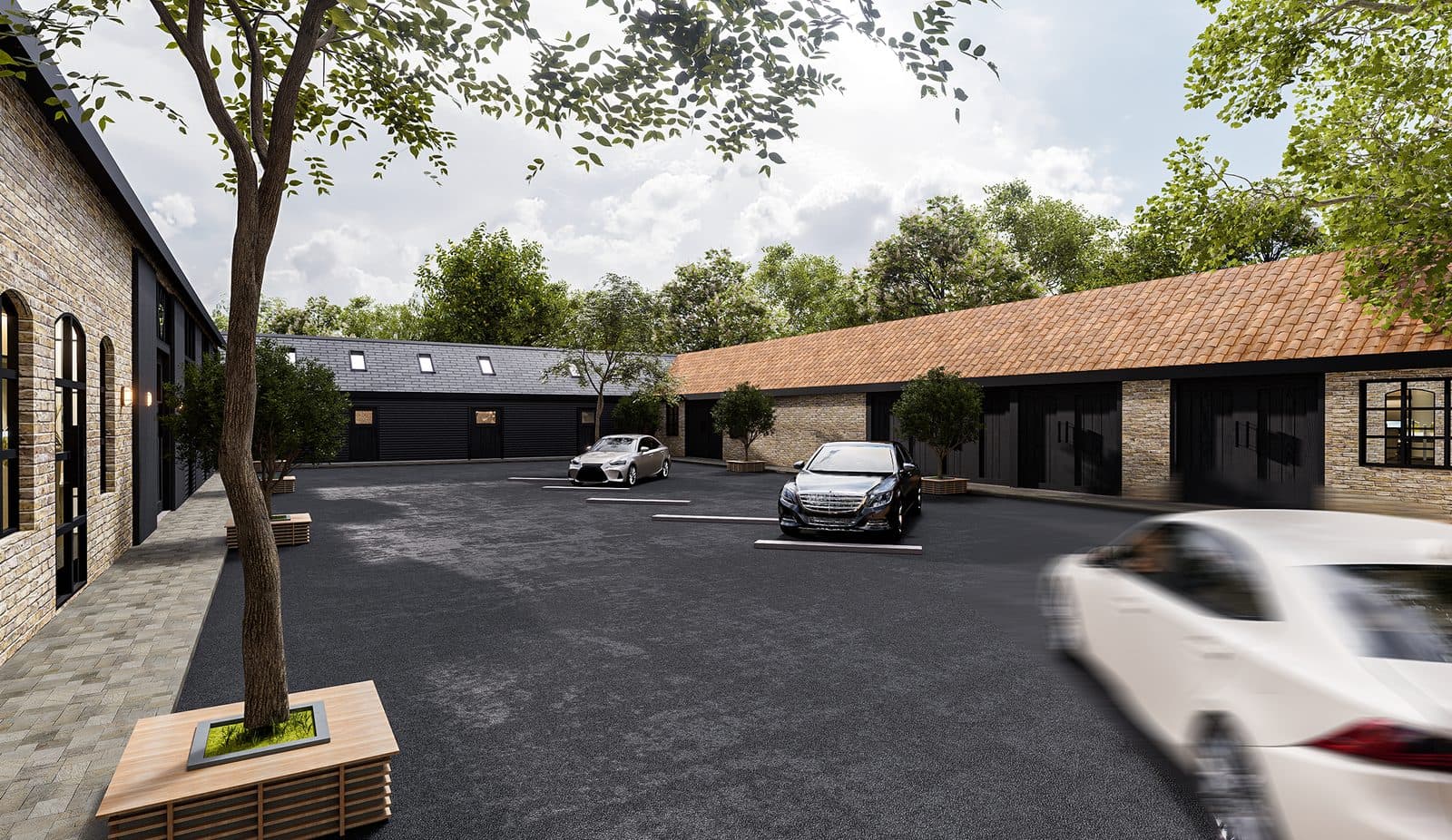 Bexley Space courtyard CGI