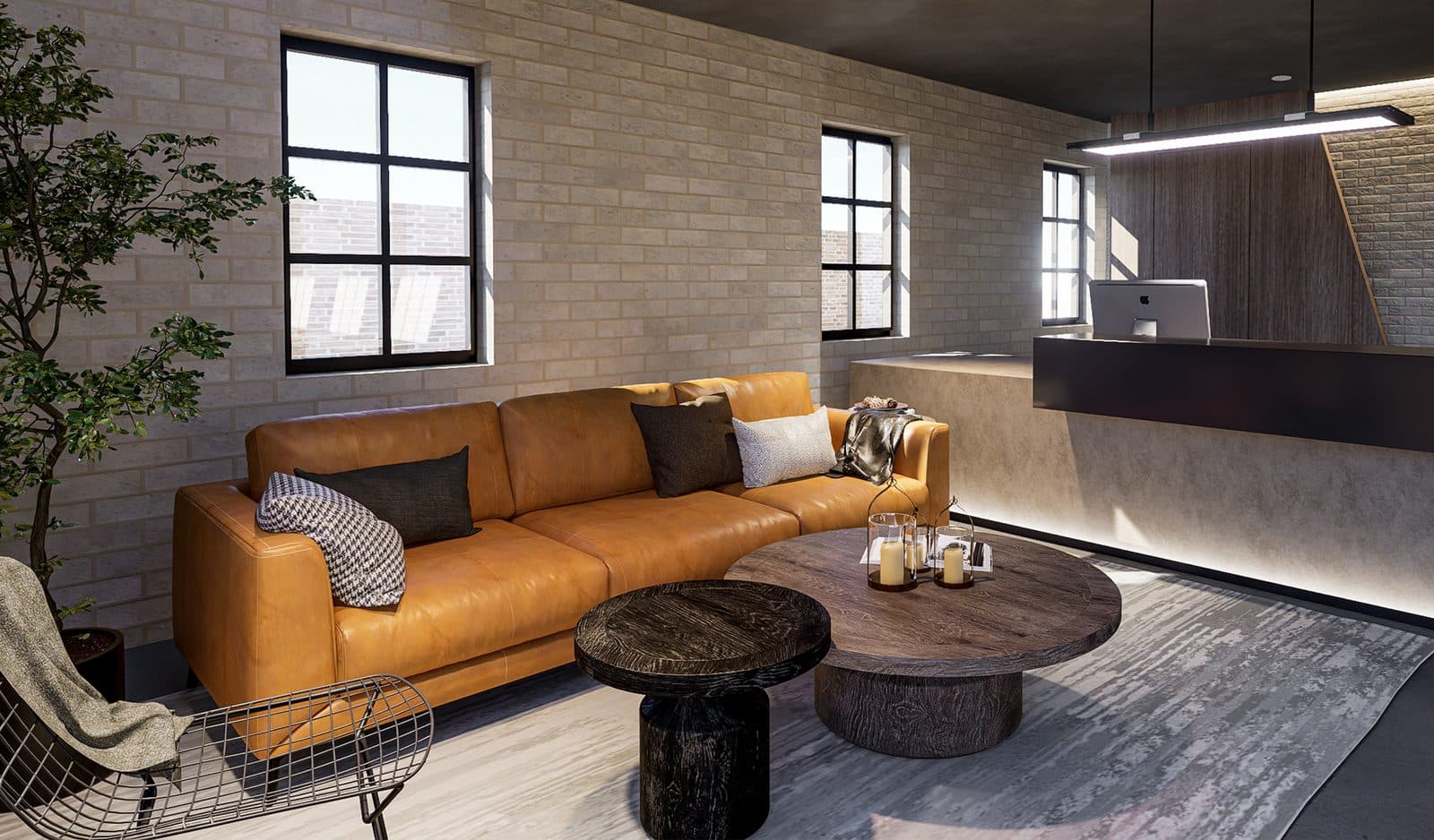 Bexley Space lounge interior CGI