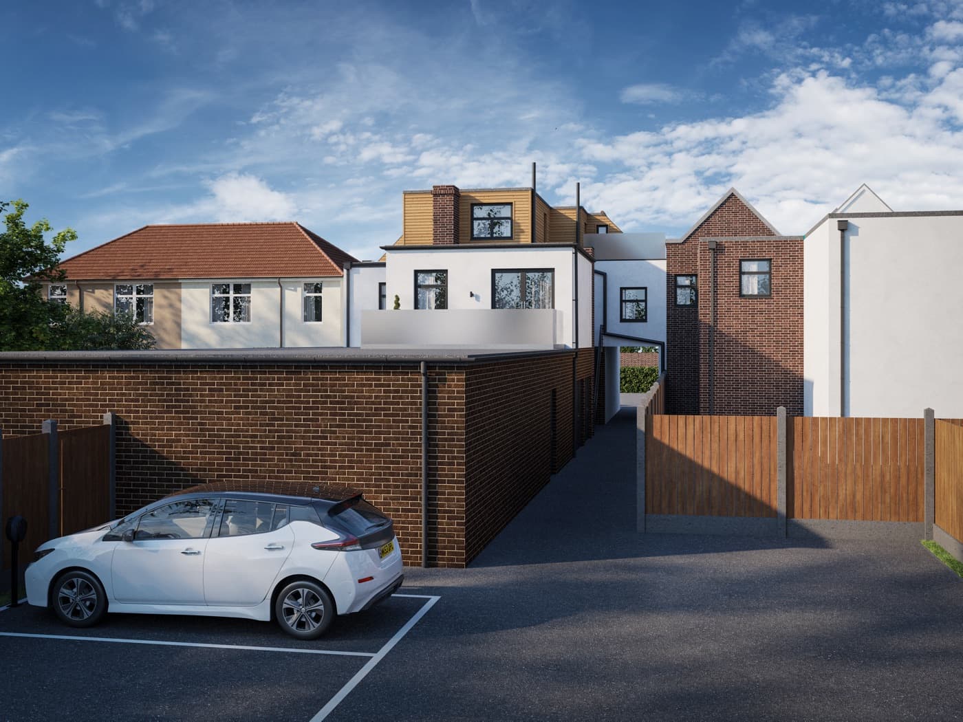 Fen Apartments rear CGI