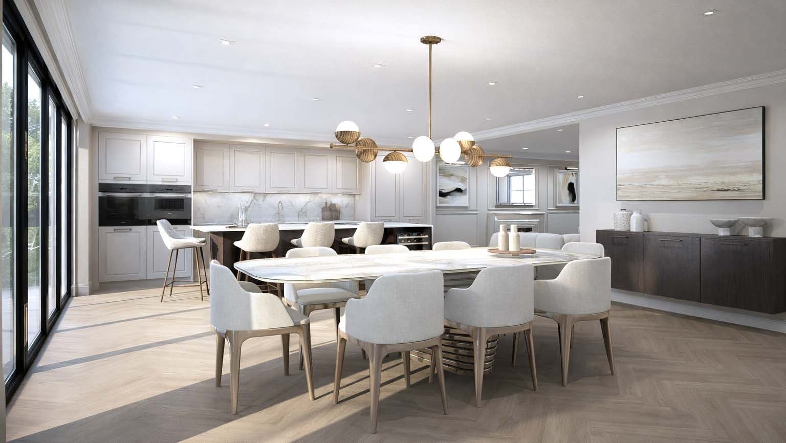 Glenesk dining area CGI