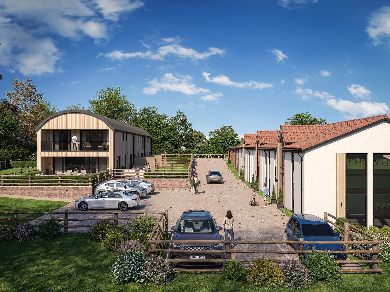 Lullingstone courtyard CGI