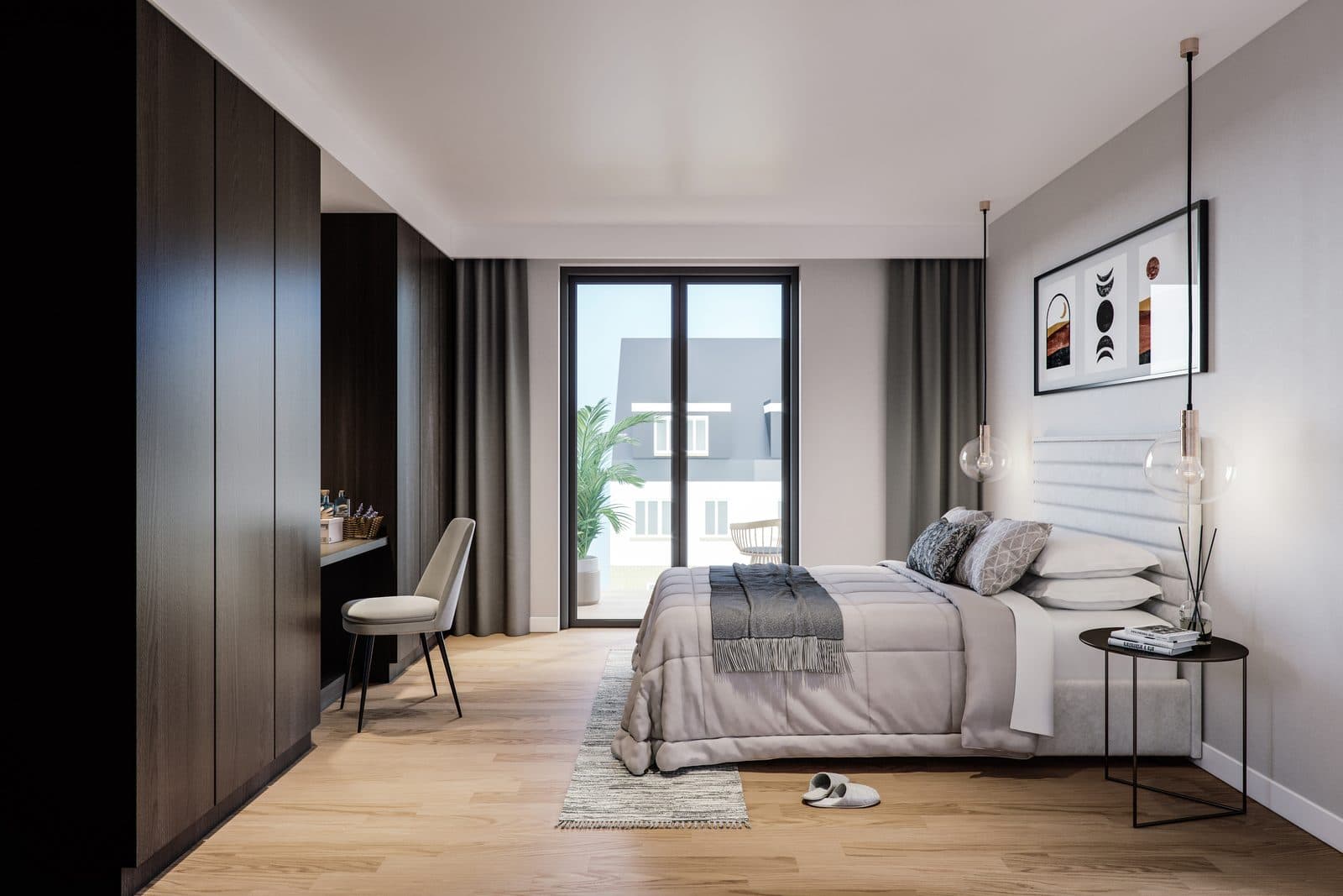 McCarthy Court bedroom CGI