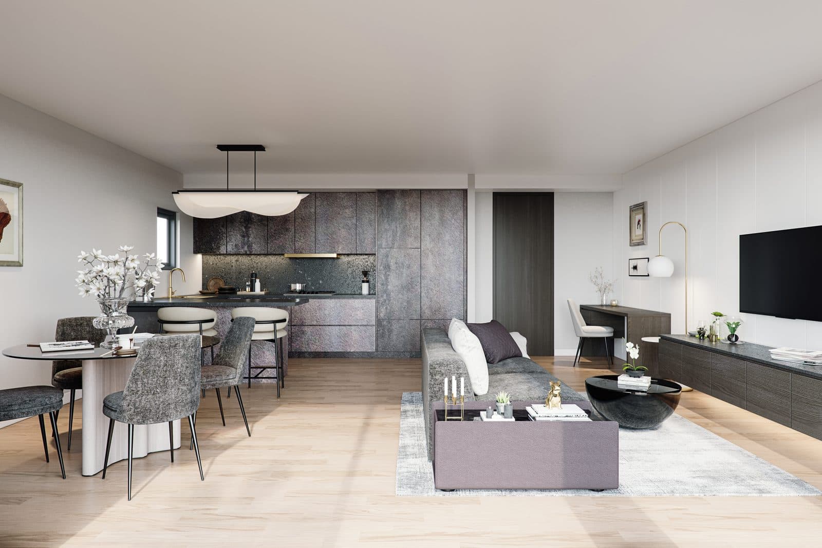 McCarthy Court living area CGI